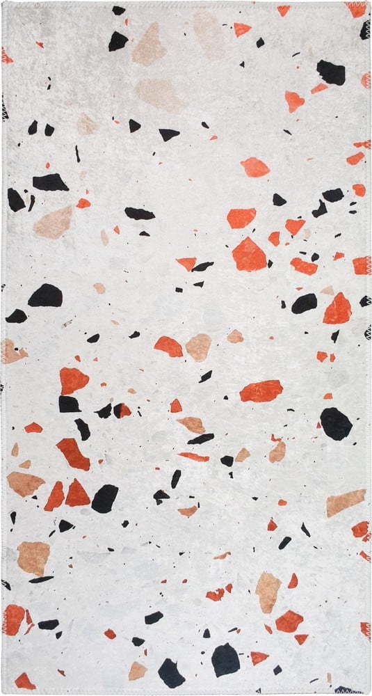 Oranžový/slonovinový pratelný koberec 120x180 cm Italian Stone – Vitaus
