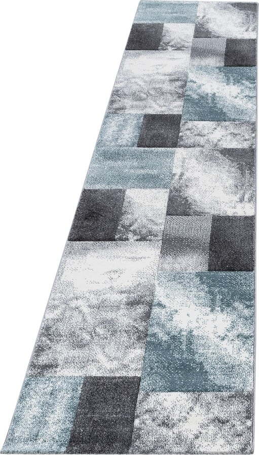 Modro-šedý běhoun 80x300 cm Hawaii – Ayyildiz Carpets