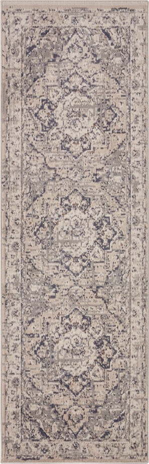 Šedobéžový běhoun 80x200 cm Terrain Designer Sand – Hanse Home