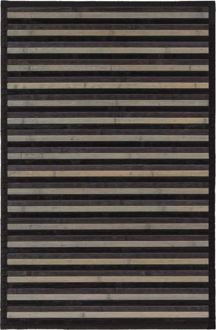 Šedý bambusový koberec 60x90 cm – Casa Selección