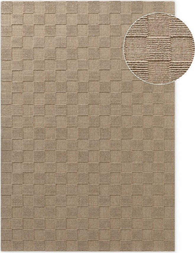 Hnědý ručně tkaný vlněný koberec 120x170 cm Scala – Villeroy&Boch