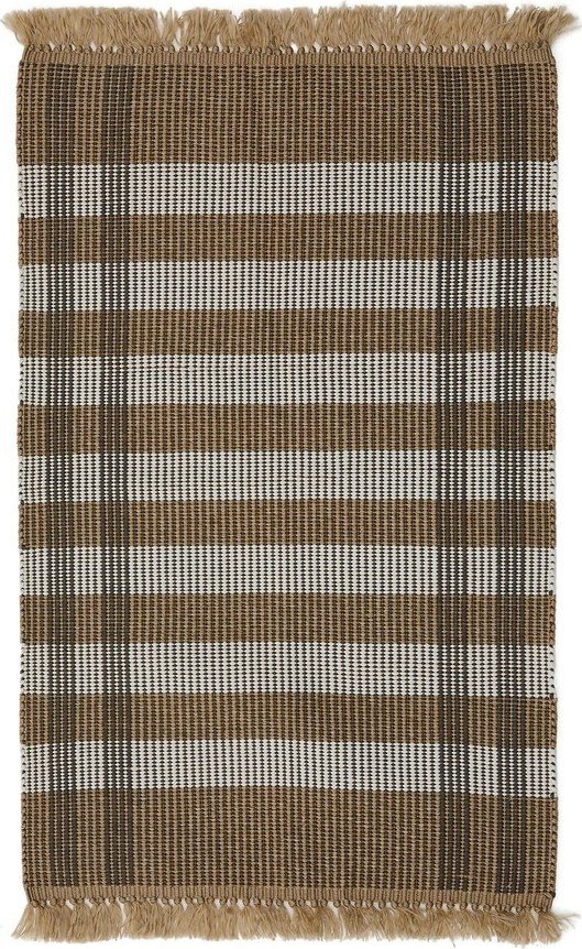 Béžový oboustranný/ručně tkaný koberec 60x90 cm Barani – Kave Home