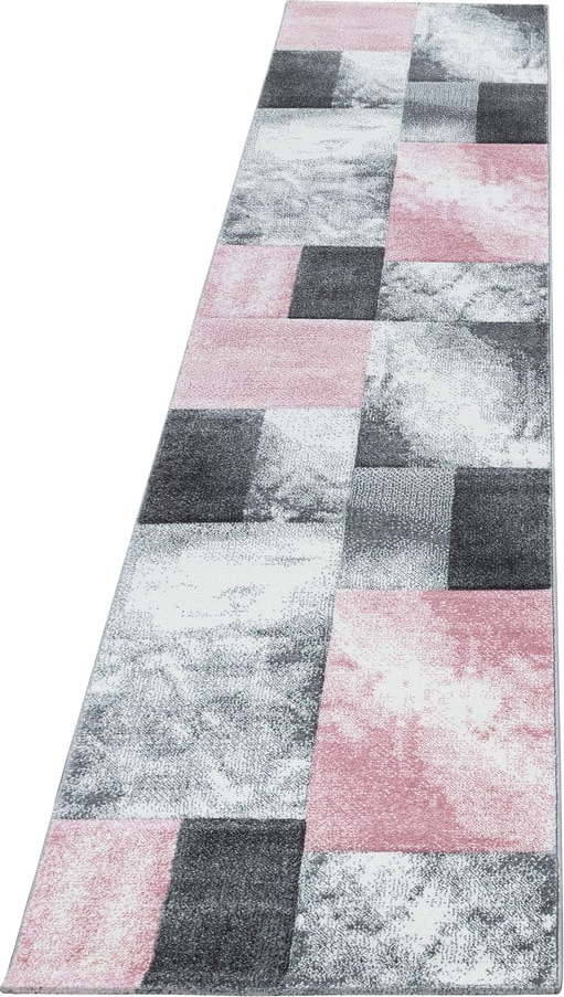 Růžovo-šedý běhoun 80x300 cm Hawaii – Ayyildiz Carpets