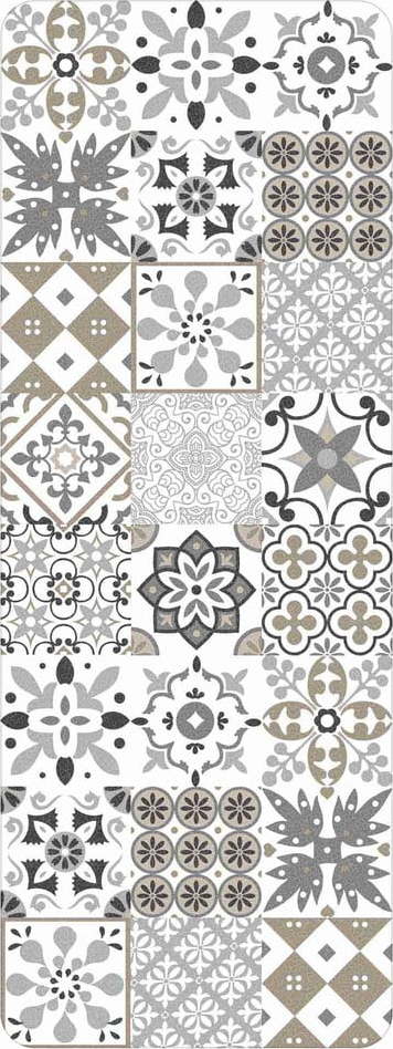 Bílý běhoun z PVC 45x120 cm Salou – douceur d'intérieur