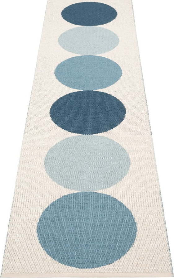 Modro-krémový vnitřní a venkovní běhoun 70x280 cm Otto Sky – Pappelina