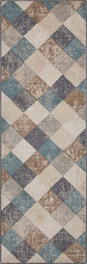 Modro-béžový běhoun 80x200 cm Terrain – Hanse Home