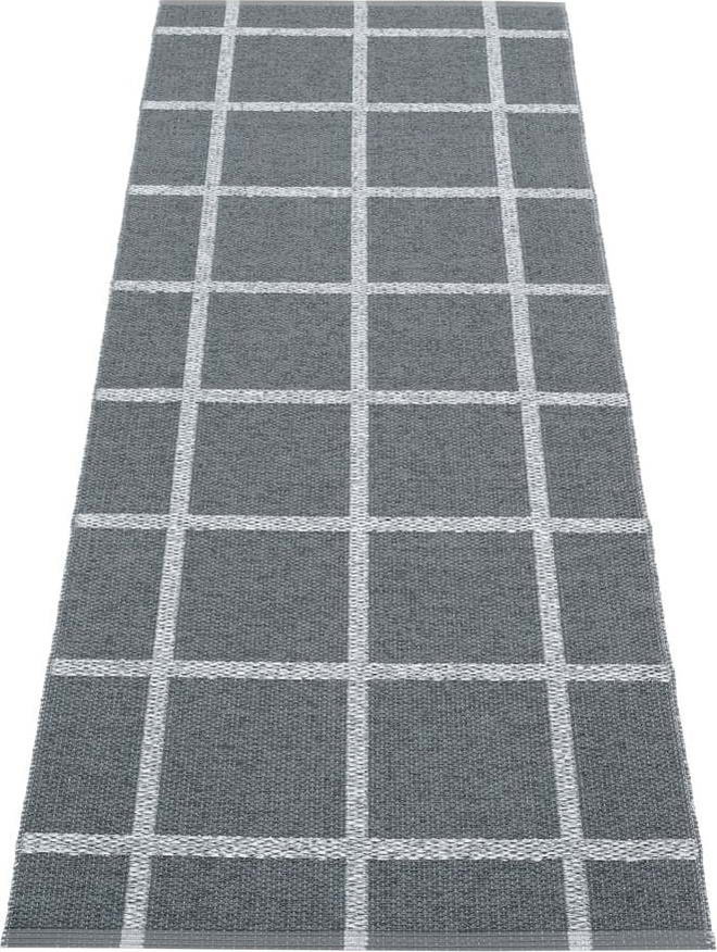 Antracitový vnitřní a venkovní běhoun 70x225 cm Ada Granit – Pappelina