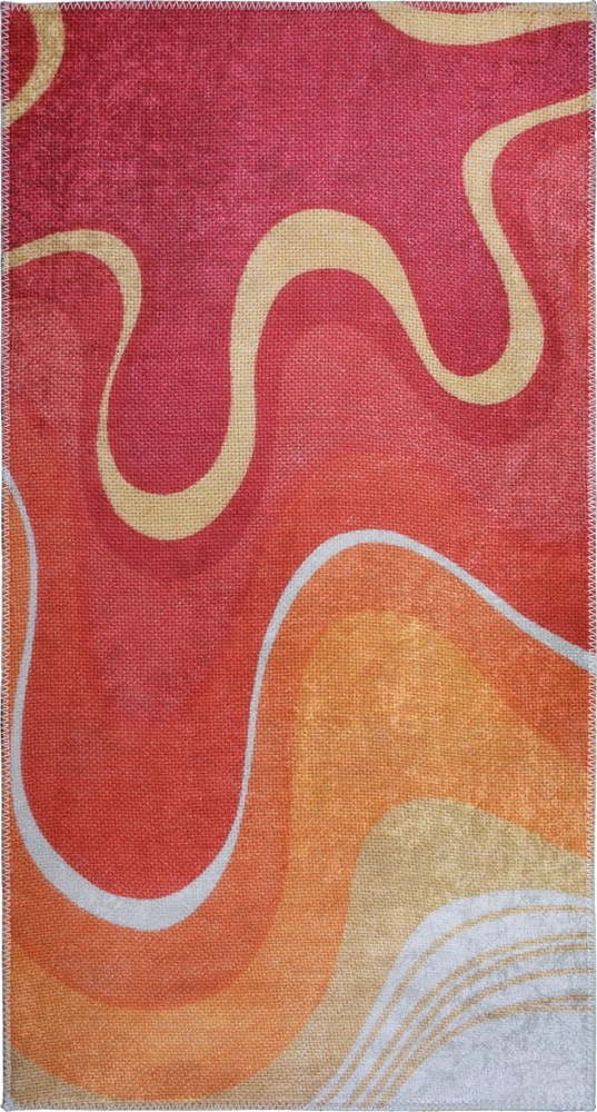 Červený/oranžový pratelný koberec 60x100 cm Colors of Joy – Vitaus