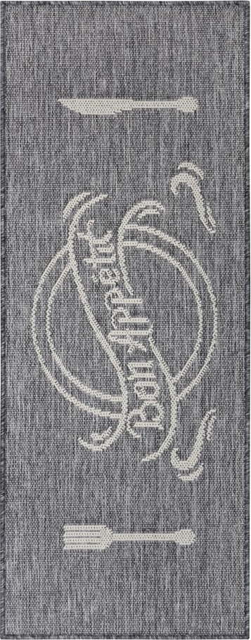 Šedobéžový běhoun 62x150 cm Cucina – Hanse Home