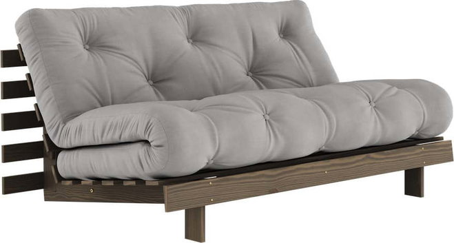 Šedá rozkládací pohovka 160 cm Roots – Karup Design