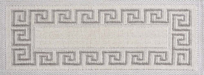 Krémové bavlněné nášlapy na schody v sadě 16 ks 25x65 cm Versace Bej – Vitaus