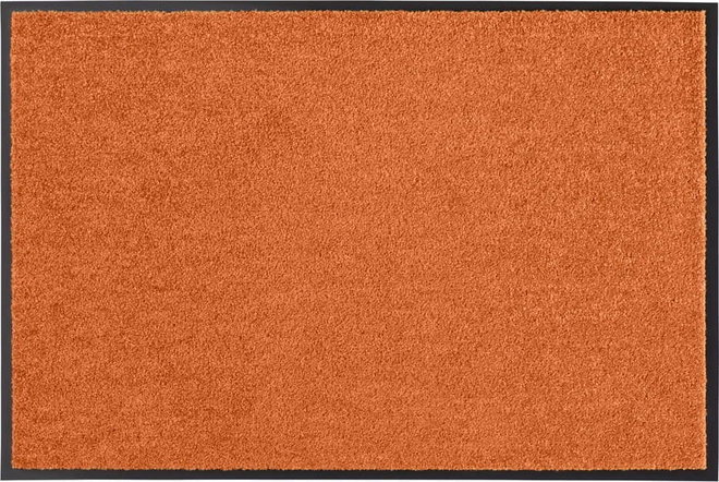 Oranžová rohožka Hanse Home Wash & Clean, 39 x 58 cm
