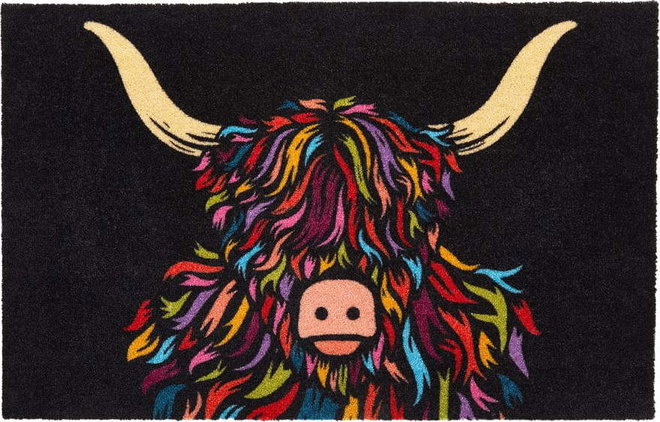 Rohožka 40x60 cm Highland Cow – Artsy Doormats