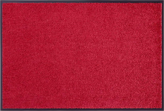 Červená rohožka Hanse Home Wash & Clean, 39 x 58 cm