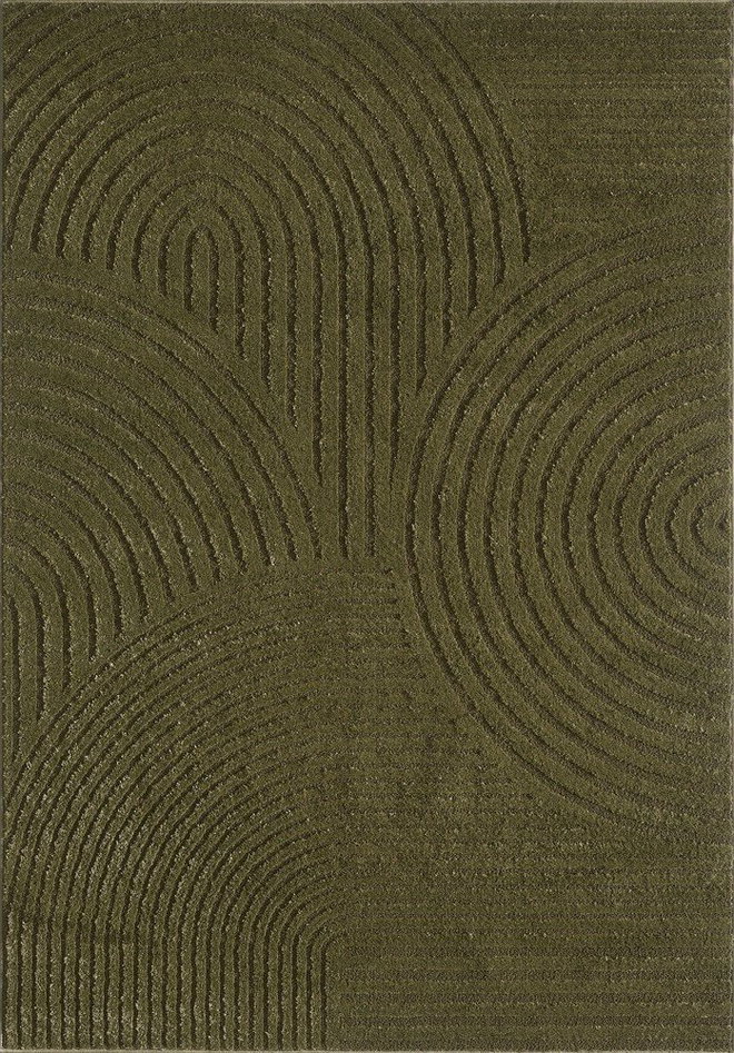 Tmavě zelený koberec 120x170 cm Whirl – ESTE