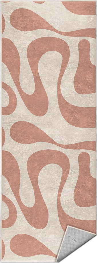 Růžový pratelný běhoun 80x200 cm Strawberry Latte – Mila Home