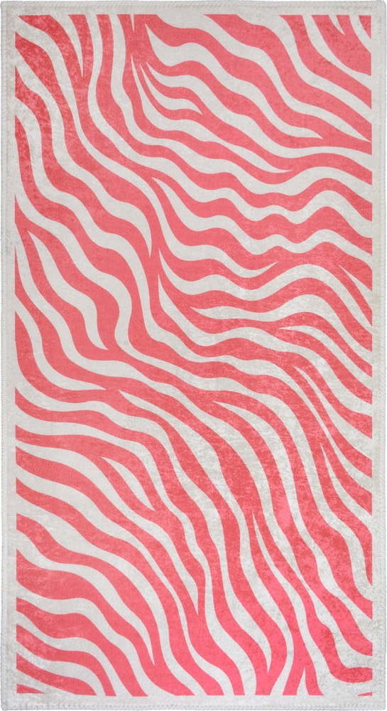 Růžový pratelný koberec 60x100 cm Red Zebra – Vitaus