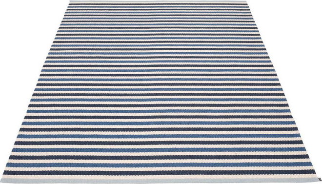 Modro-krémový vnitřní a venkovní koberec 140x200 cm Teo Denim – Pappelina
