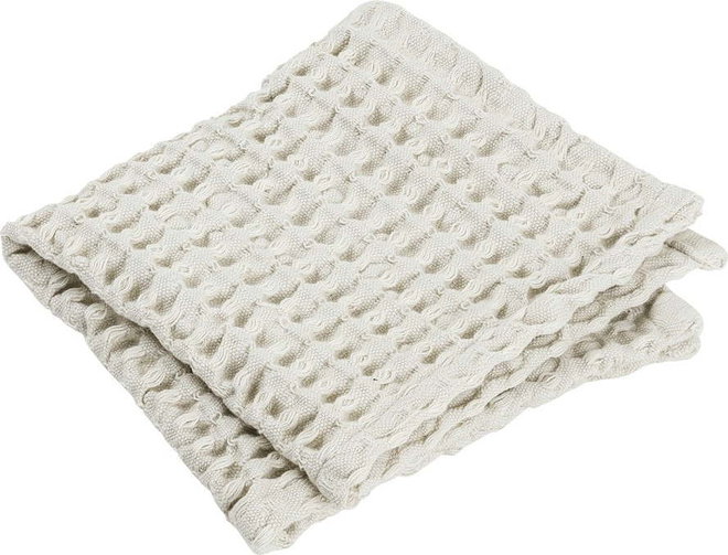 Béžové vaflové bavlněné ručníky v sadě 2 ks 30x30 cm Caro – Blomus