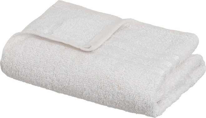 Bílý froté bavlněný ručník 50x100 cm Simple – Casa Selección