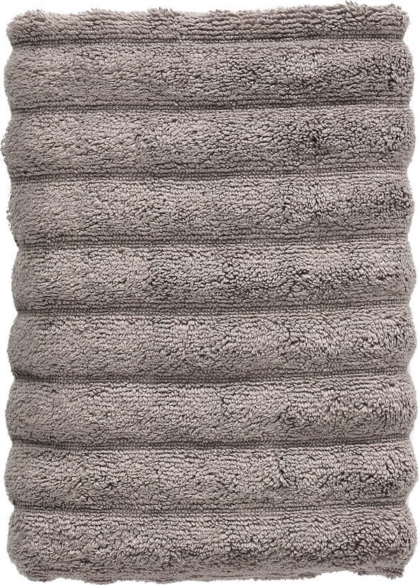 Hnědý bavlněný ručník 50x100 cm Inu – Zone