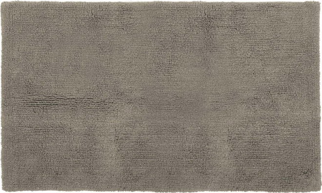 Hnědá bavlněná koupelnová předložka Tiseco Home Studio Luca, 60 x 100 cm