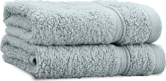 Šedozelené froté bavlněné ručníky v sadě 2 ks 30x30 cm Zero Twist – Catherine Lansfield