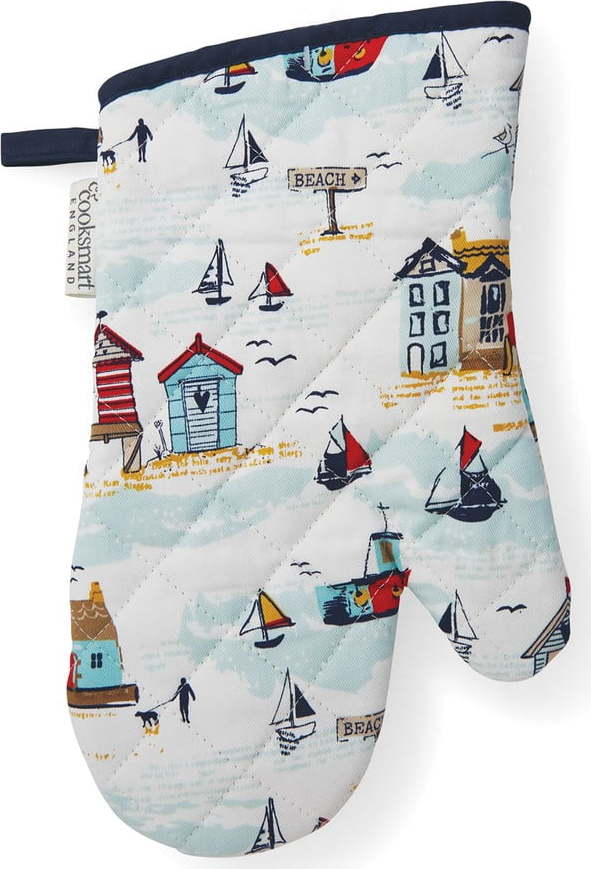 Bavlněná kuchyňská rukavice Cooksmart ® Beside The Seaside