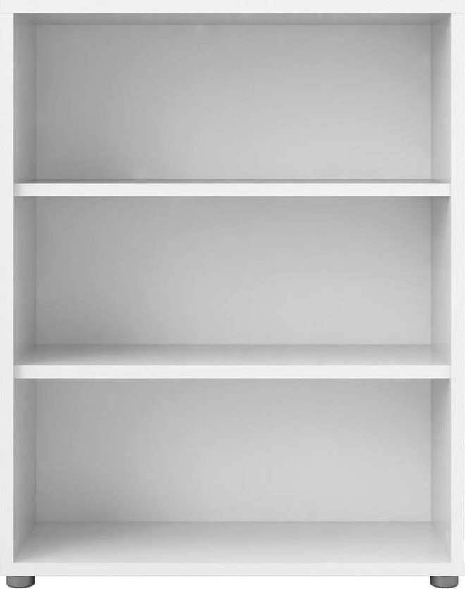 Bílá modulární knihovna 89x113 cm Prima – Tvilum