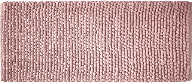 Růžová koupelnová předložka 50x120 cm Aspen Bobble – Bianca