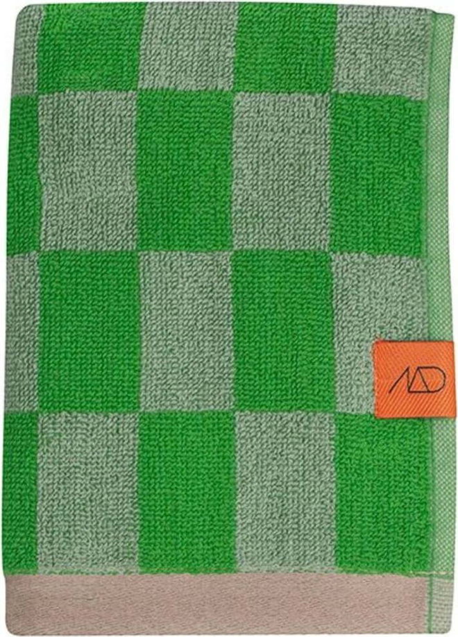Zelené ručníky z bio bavlny v sadě 2 ks 40x55 cm Retro – Mette Ditmer Denmark