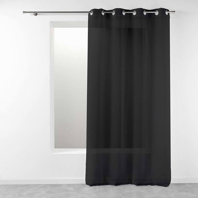 Černá záclona 140x280 cm Telma – douceur d'intérieur