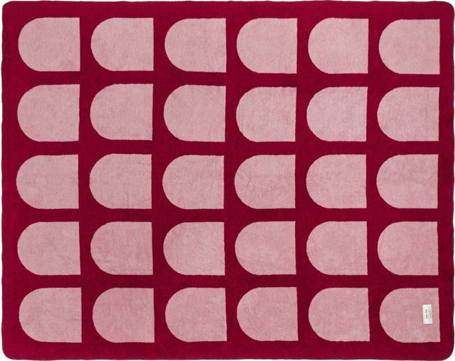 Červená/růžová deka 150x200 cm Gilli – noo.ma