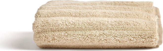 Béžový froté bavlněný ručník 30x50 cm Navira – Kave Home