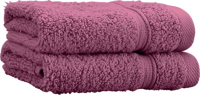 Tmavě růžové froté bavlněné ručníky v sadě 2 ks 30x30 cm Zero Twist – Catherine Lansfield