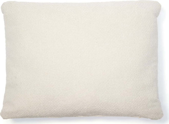 Krémový žinylkový polštář na gauč Martina – Kave Home