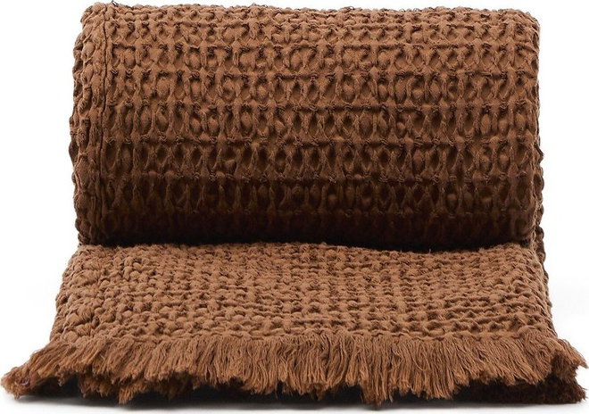 Hnědá deka 130x170 cm Nulina – Kave Home