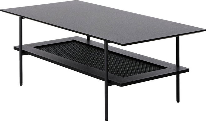 Černý konferenční stolek 55x110 cm Pensacola – Unique Furniture
