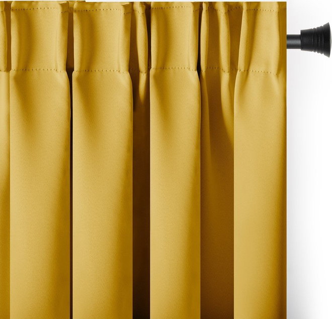 Žlutý dimout závěs 200x245 cm Kierra – Restilo