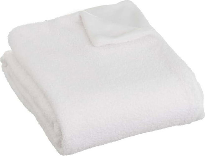 Bílá deka s beránkem 130x160 cm Sherpa Bouclé – Casa Selección