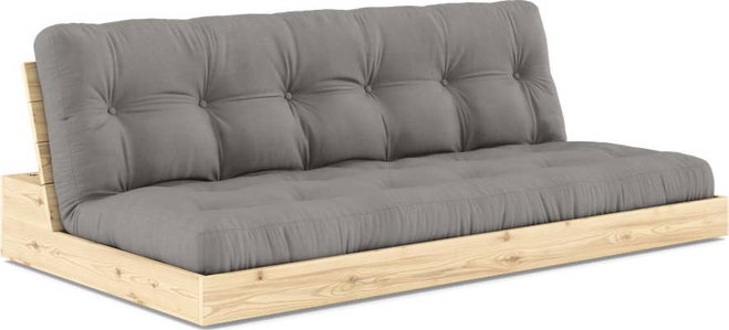 Šedá rozkládací pohovka 196 cm Base – Karup Design