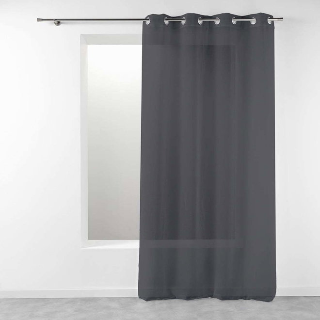 Antracitová záclona 140x280 cm Telma – douceur d'intérieur