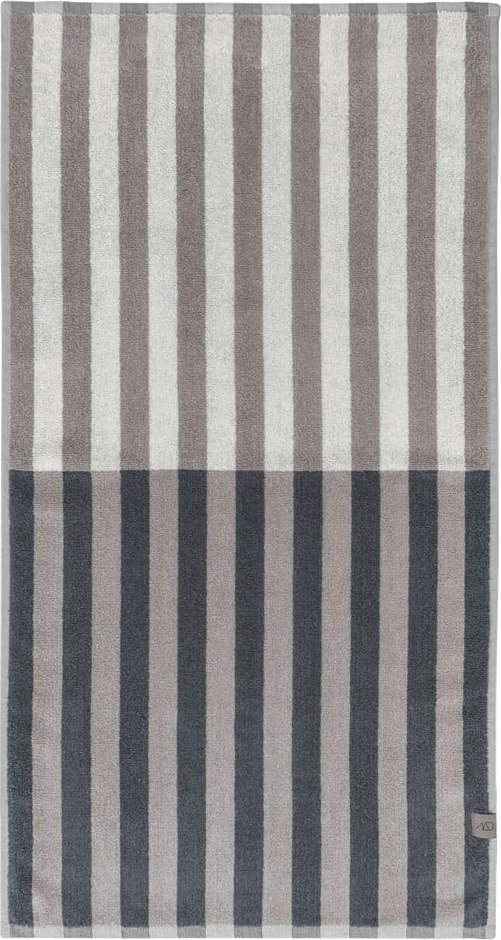 Modro-šedé ručníky z bio bavlny v sadě 2 ks 40x55 cm Disorder – Mette Ditmer Denmark