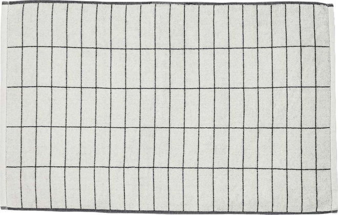 Bílá koupelnová předložka 50x80 cm Tile Stone – Mette Ditmer Denmark