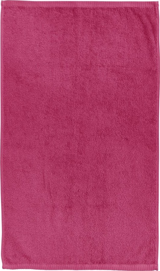 Tmavě růžový rychleschnoucí/froté bavlněný ručník 50x85 cm Quick Dry – Catherine Lansfield