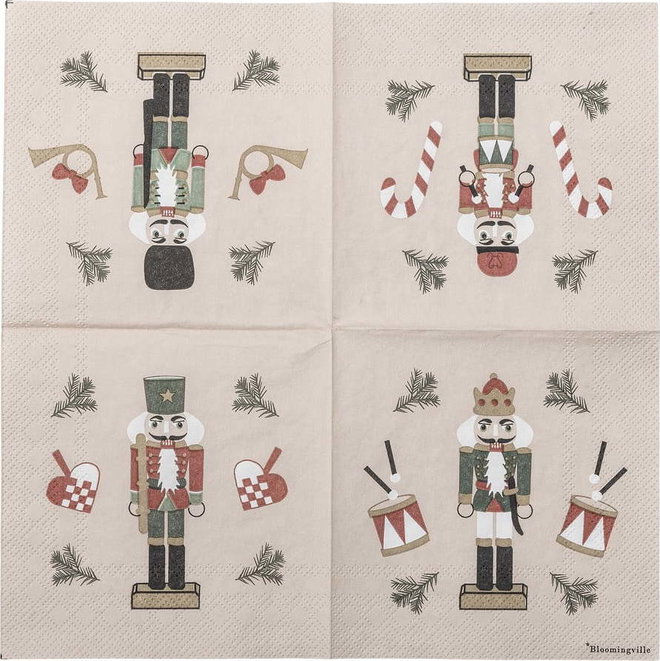 Papírové ubrousky v sadě 20 ks 25x25 cm Jolly – Bloomingville