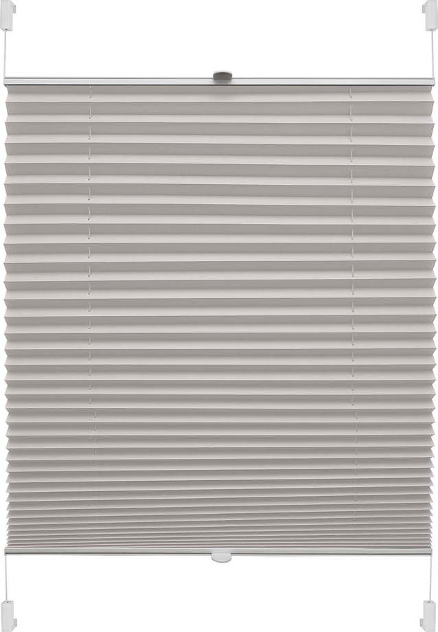 Šedá roleta 80x150 cm Plisé Verona – Gardinia
