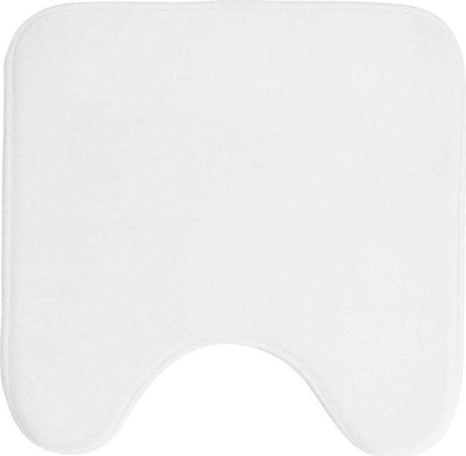 Bílá WC koupelnová předložka 45x45 cm Vitamine – douceur d'intérieur