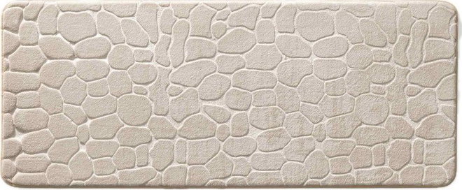 Béžová textilní koupelnová předložka 50x120 cm Ricochet – douceur d'intérieur