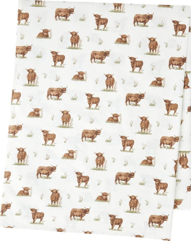 Bavlněný ubrus 137x229 cm Angus Highland Cow – Catherine Lansfield
